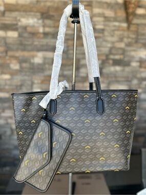 Christy Ng Russo Large Monogram Tote bag (2nd edition)  in black